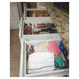 Contents Of Kitchen Drawers:  Utensils, Flatware
