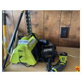 Assorted Power Tools and Handheld Vacuum With Charging Bases