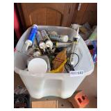 Assorted Caulking, Adhesives, and Painting Supplies Lot