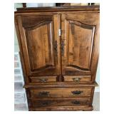 Wood Armoire (contents not included)