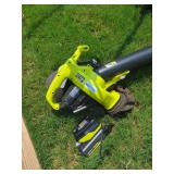 Ryobi 40V Cordless Leaf Blower and Vacuum With Battery and Charger