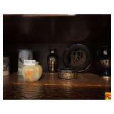 Lot of Assorted Decorative Ceramics, Glassware, and Beer Steins