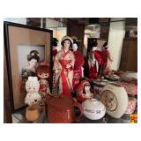 Collection of Japanese Dolls and Decorative Ceramics