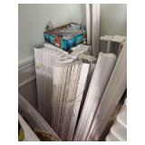 White Vertical Blinds & MountIng Hardware
