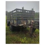 Military Cargo Trailer With Stake Sides