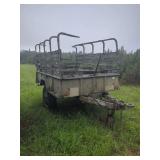 Military Cargo Trailer With Stake Racks