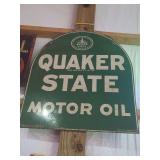 Quaker State Motor Oil Metal Sign