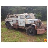 1945 Service Truck With Crane and Service Bed; VIN 1851432