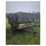 Military Cargo Trailer With Cover