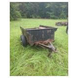 Single Axle Utility Trailer With Ball Hitch