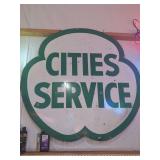 Cities Service Metal Sign