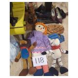 Vintage Plush Toys and Rag Doll