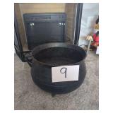 Cast Iron Cauldron With Side Handles