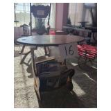 Vintage Side Table With Magazine Rack