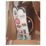 NBA Basketball Themed Snow Sleds and Basketball Rim Set