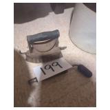 Cast Iron Sad Iron with Detachable Wooden Handle