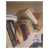 Assorted Book Lot Including Webster's Thesaurus and Reference Volumes