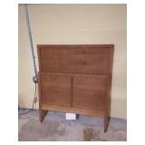 Wood Headboard and Footboard Set