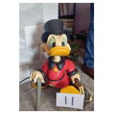 Vintage Scrooge McDuck With Cane & Money Bag