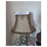Decorative Elephant Table Lamp With Fringed Shade
