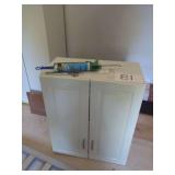 White Double Door Wall Cabinet