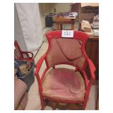 Painted Wood Armchair