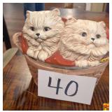Ceramic Cat Cookie Jar With Lid