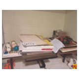 Lot of Assorted Art Canvases, Picture Frames, and Media