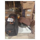 Lot of Armstrong Commercial Flooring Boxes, Carrying Case, and Skillet