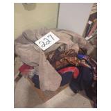 Assorted Apparel Lot Including Suede Jacket and Embroidered Garments