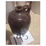 Brown Glazed Stoneware Jug with Handle