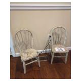 (2) Vintage Spindle Back Chairs