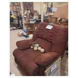 Stuffed Fabric Recliner