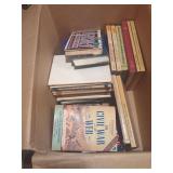 Assorted Box Lot of Books Including History and Reference Titles