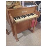 Schoenhut Wooden Toy Piano with Two Support Legs