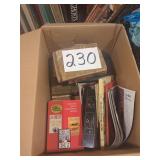 Box Lot of Assorted Books and Media