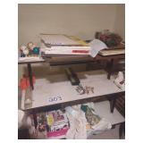Lot of Assorted Art Supplies, Holiday Decor, and Media Items