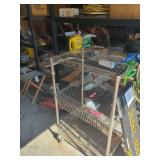 Rolling Wire Storage Cart