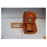 Brown Leather Western-Style Holster