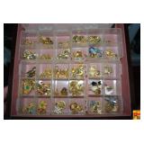 Assorted Costume Jewelry Brooches and Hat Pins
