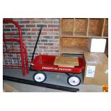 Radio Flyer Red Wagon with Wooden Seat