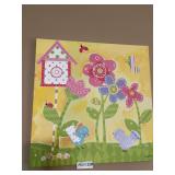 Winborg Whimsical Spring Garden Canvas Print