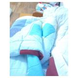 Assorted Handmade Quilted Blankets and Linens