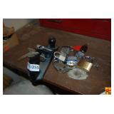 Woodworking Hand Plane and Assorted Padlocks Lot