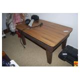Wooden Coffee Table with Laminate Top