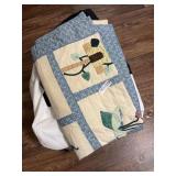 Assorted Lot of Bedding, Quilts, and Blankets