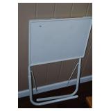 White Adjustable Folding Table