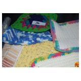 Assorted Handmade Crochet Pot Holders and Dishcloths Group