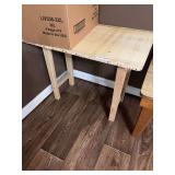 Handmade Wooden Table with Plywood Top