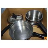 Chefs Ware Stainless Steel Cookware Set with Lids